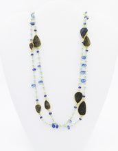 Load image into Gallery viewer, Marie Eiffel Kyanite Gold Plated Necklace